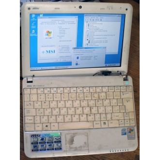 Нетбук MSI Wind U100 (Intel Atom N270 1.66Ghz /1024Mb DDR2 /120Gb /10" 1024x600) - Екатеринбург