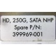 HP HD 250G SATA NLP Spare P/N 399699-001 (Екатеринбург)