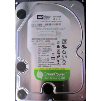 Б/У жёсткий диск 1Tb Western Digital WD10EVVS Green (WD AV-GP 1000 GB) 5400 rpm SATA (Екатеринбург)